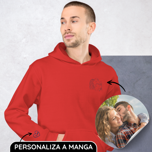 SUDADERA PERSONALIZADA - con ilustración bordada