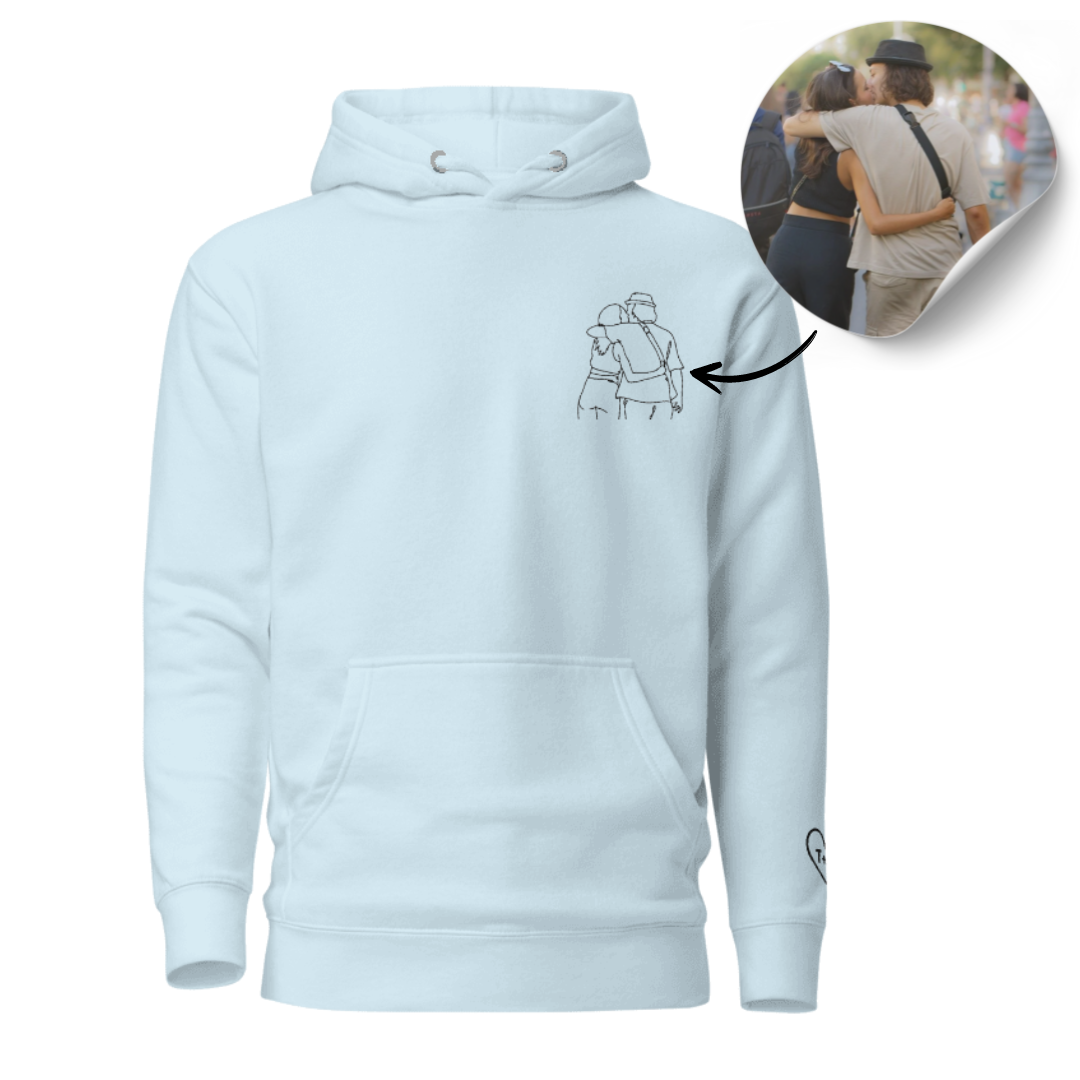 SUDADERA PERSONALIZADA - con ilustración bordada