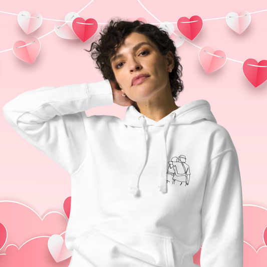 SUDADERA PERSONALIZADA - con ilustración bordada