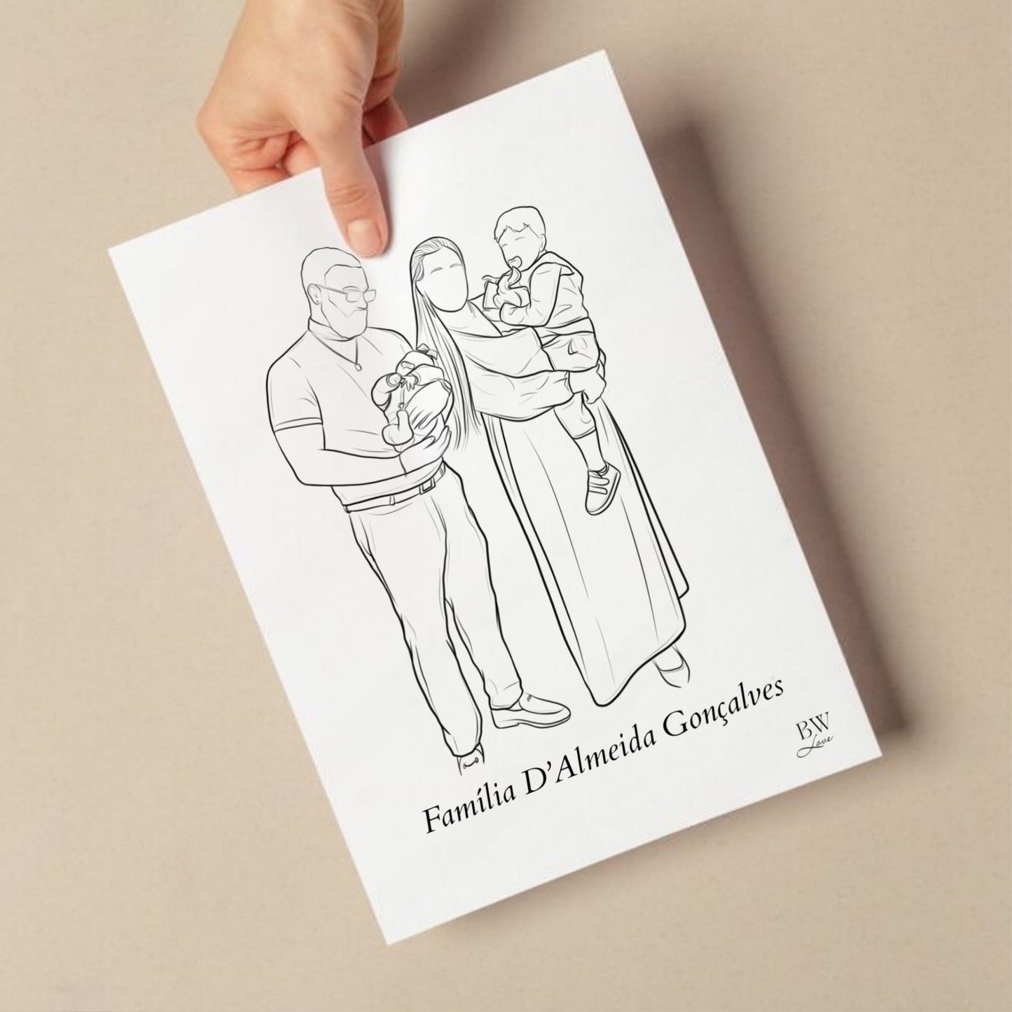 Ilustración personalizada - SIN MARCO