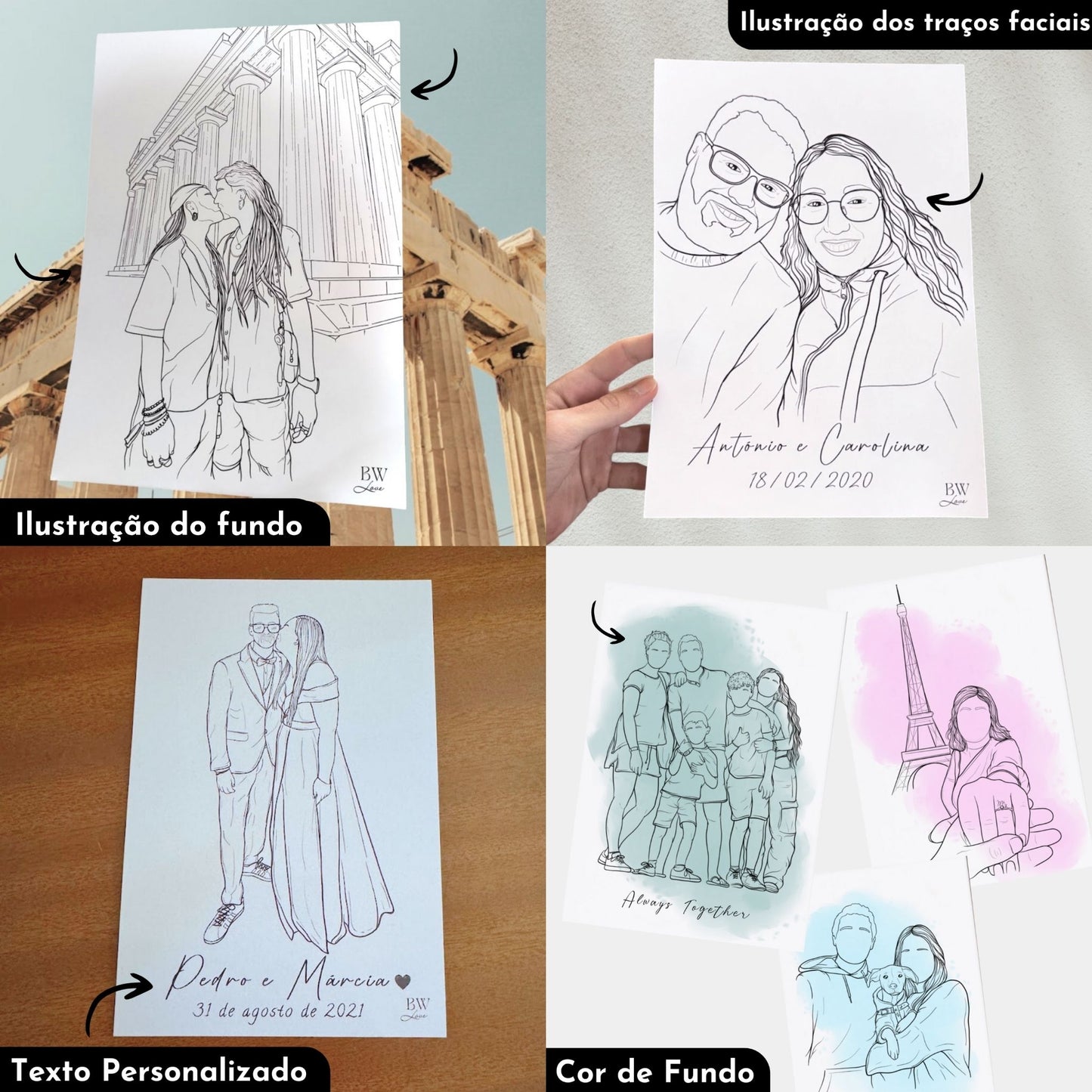 Ilustración personalizada - SIN MARCO