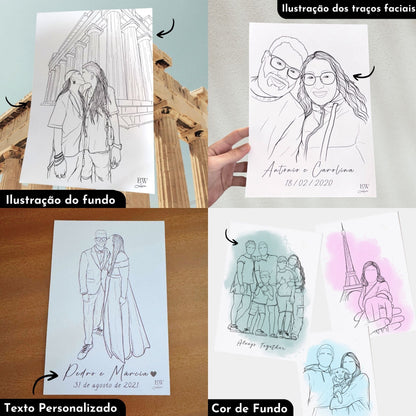 Ilustración personalizada - SIN MARCO