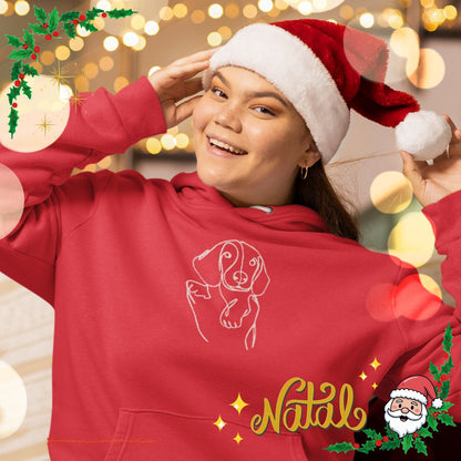 SUDADERA PERSONALIZADA - con ilustración bordada